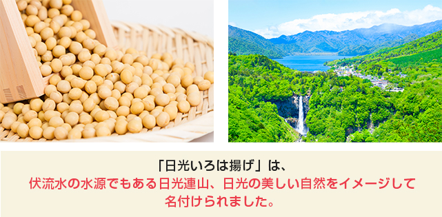 日光伏流水と大豆