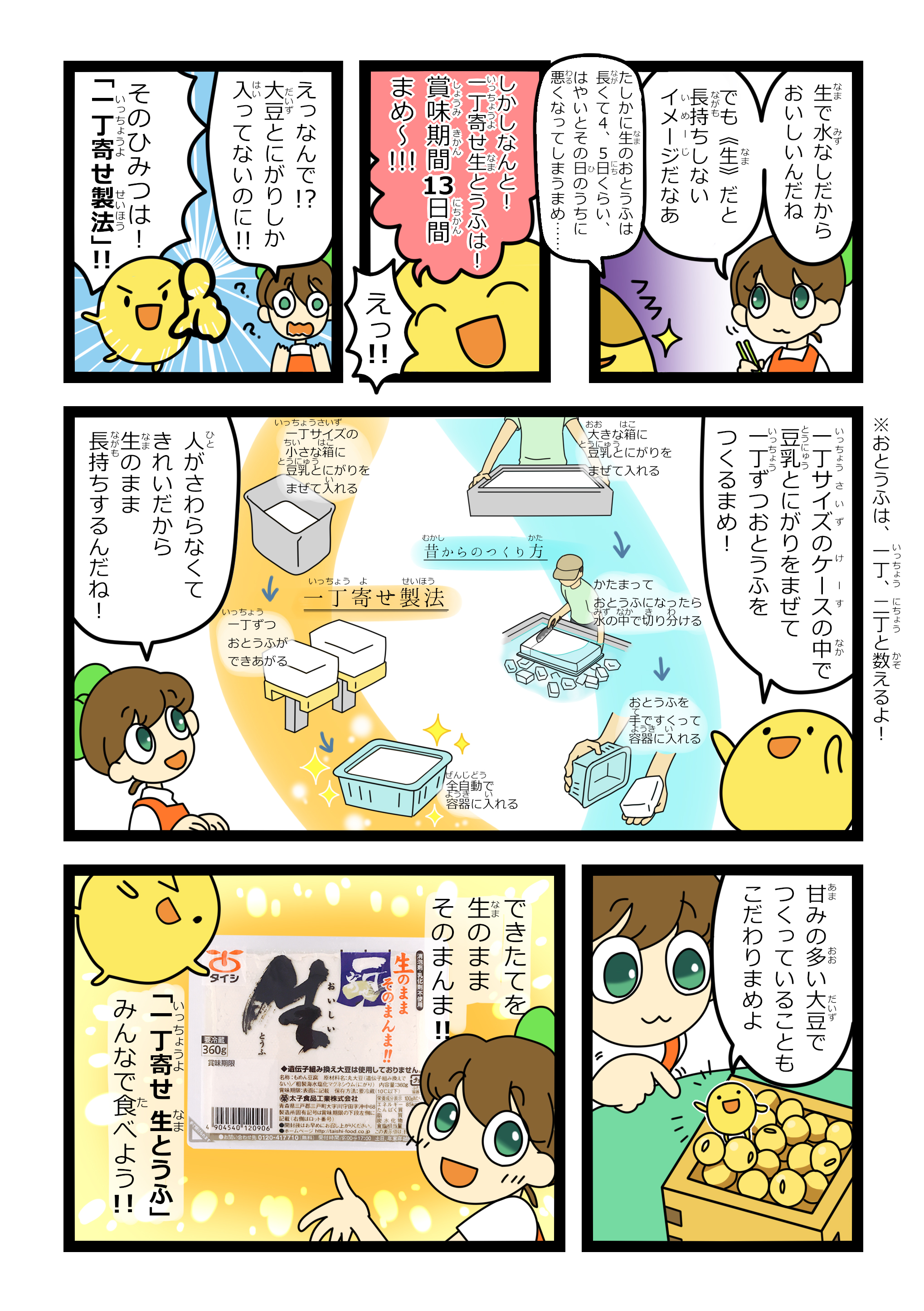 生とうふマンガ3P