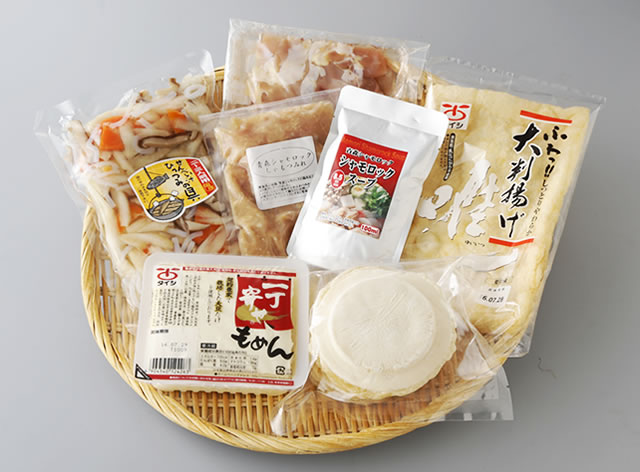 シャモロック・八戸せんべい汁セット